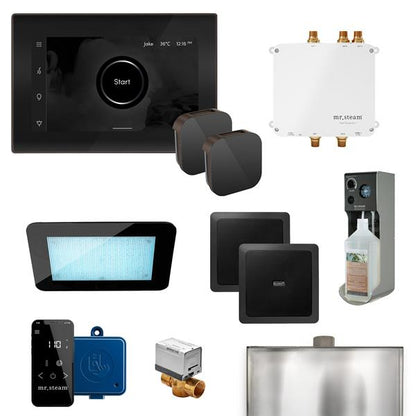 Mr. Steam - Bliss Max Programmable Steam Generator Control Kit With Isteamx Control And Aroma Glass Steamhead