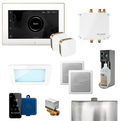 Mr. Steam - Bliss Max Programmable Steam Generator Control Kit With Isteamx Control And Aroma Glass Steamhead