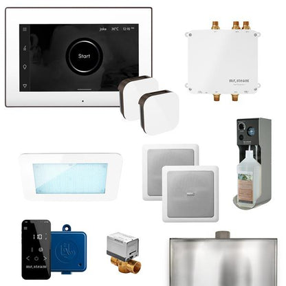 Mr. Steam - Bliss Max Programmable Steam Generator Control Kit With Isteamx Control And Aroma Glass Steamhead