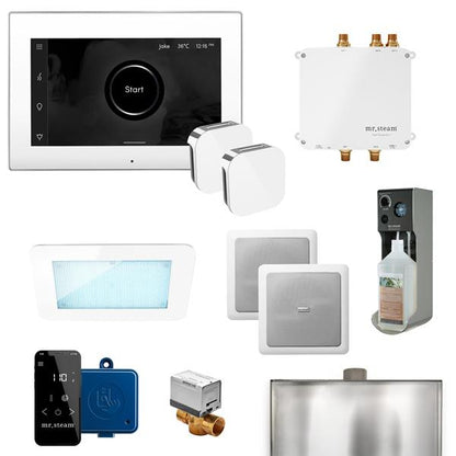 Mr. Steam - Bliss Max Programmable Steam Generator Control Kit With Isteamx Control And Aroma Glass Steamhead