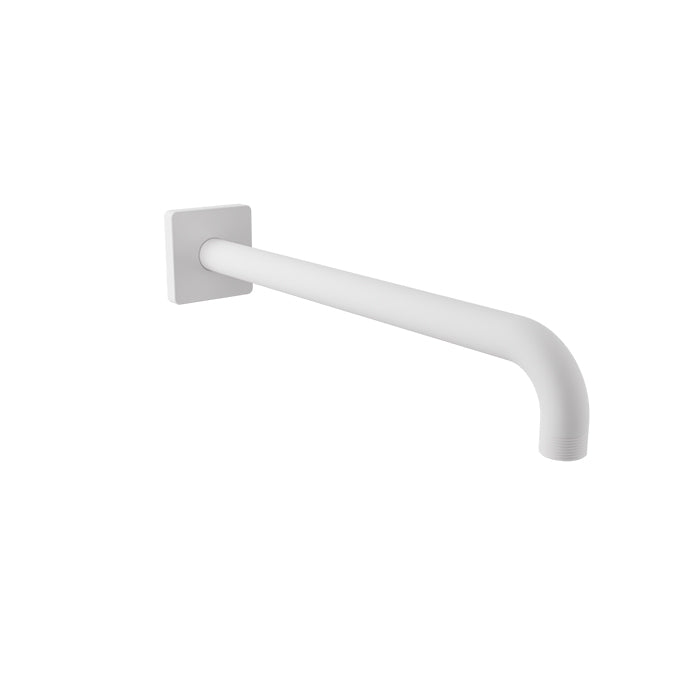 Baril - 12 Inch wall-mounted shower arm, square flange