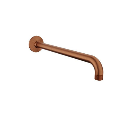 Baril - 12 Inch wall-mounted shower arm with flange