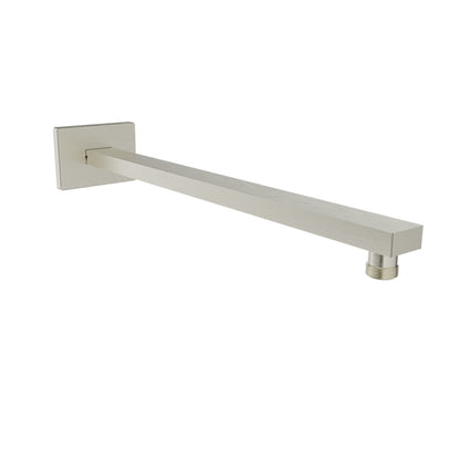 Baril - 16 Inch square shower arm with flange