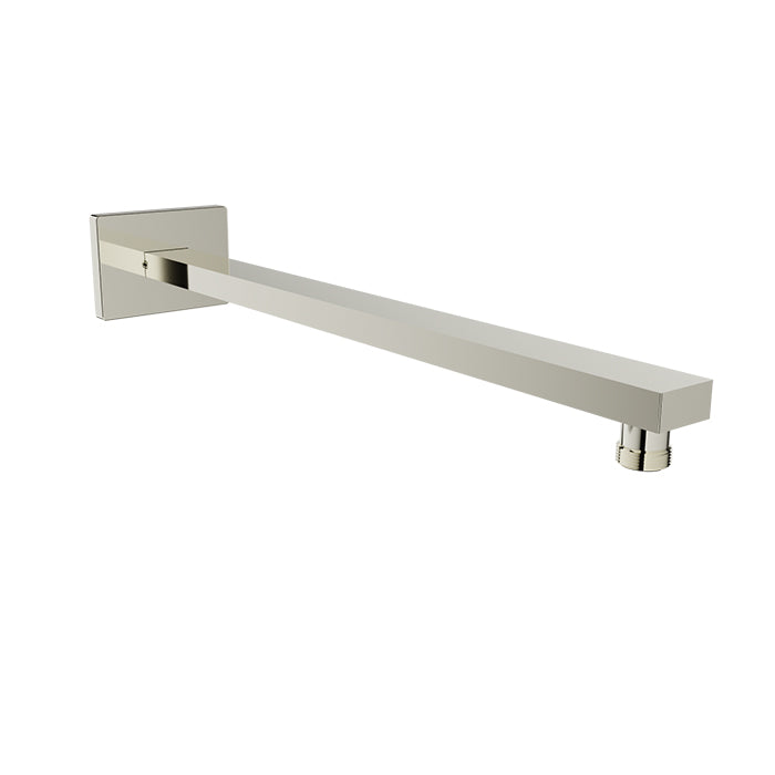 Baril - 16 Inch square shower arm with flange