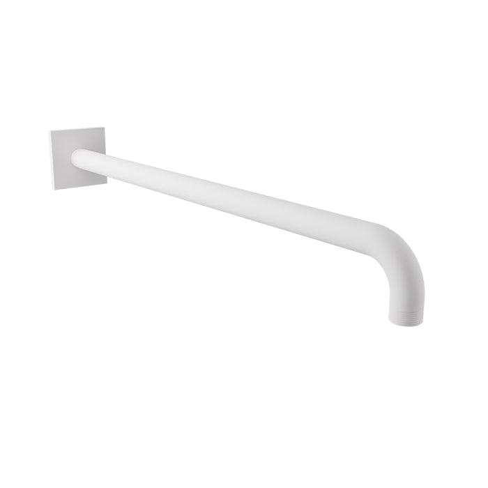 Baril - 18 Inch wall-mounted shower arm, square flange