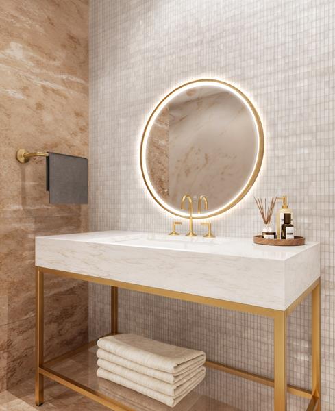 Electric Mirror - Brilliance Oval LED Lighted Mirror