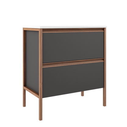 Ico - Tempo 31 Inch Two Drawer Freestanding Vanity