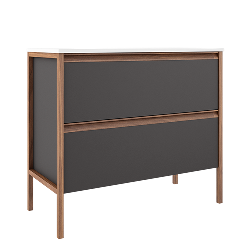 Ico - Tempo 36 Inch Two Drawer Freestanding Vanity