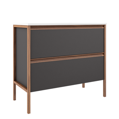 Ico - Tempo 36 Inch Two Drawer Freestanding Vanity