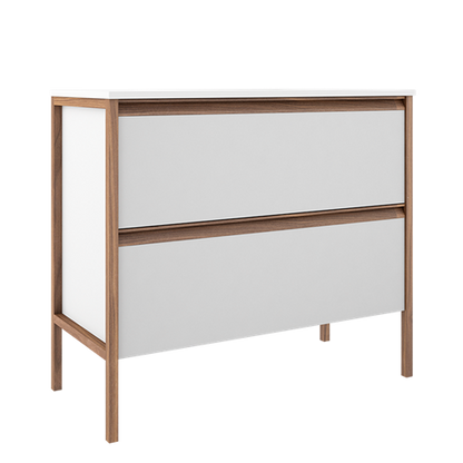 Ico - Tempo 36 Inch Two Drawer Freestanding Vanity