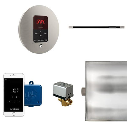 Mr. Steam - Butler Linear Steam Shower Control Package With Itempoplus Control And Linear Steamhead Round
