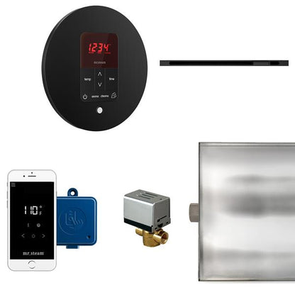 Mr. Steam - Butler Linear Steam Shower Control Package With Itempoplus Control And Linear Steamhead Round