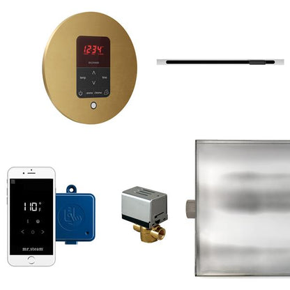 Mr. Steam - Butler Linear Steam Shower Control Package With Itempoplus Control And Linear Steamhead Round