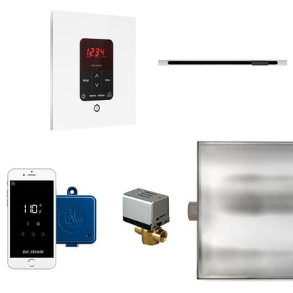 Mr. Steam - Butler Linear Steam Shower Control Package With Itempoplus Control And Linear Steamhead Square