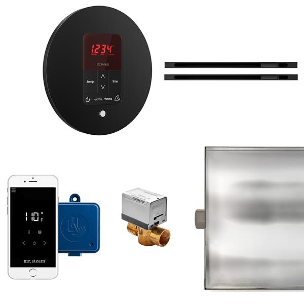 Mr. Steam - Butler Max Linear Steam Shower Control Package With Itempoplus Control And Linear Steamhead Round