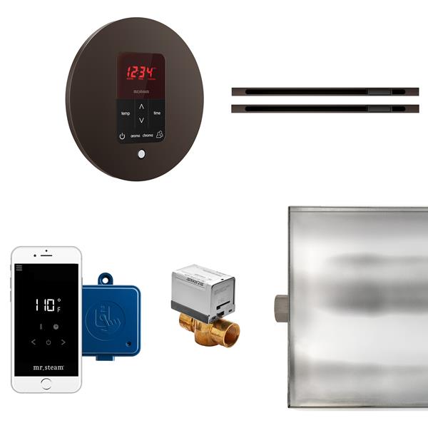 Mr. Steam - Butler Max Linear Steam Shower Control Package With Itempoplus Control And Linear Steamhead Round