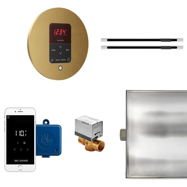 Mr. Steam - Butler Max Linear Steam Shower Control Package With Itempoplus Control And Linear Steamhead Round