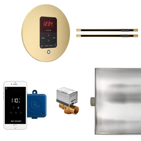 Mr. Steam - Butler Max Linear Steam Shower Control Package With Itempoplus Control And Linear Steamhead Round