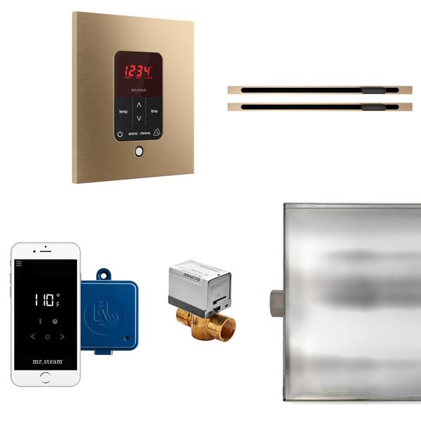 Mr. Steam - Butler Max Linear Steam Shower Control Package With Itempoplus Control And Linear Steamhead Square