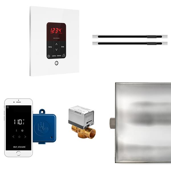 Mr. Steam - Butler Max Linear Steam Shower Control Package With Itempoplus Control And Linear Steamhead Square