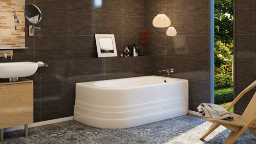 Americh - Bow 6632 Left Hand Bathtub