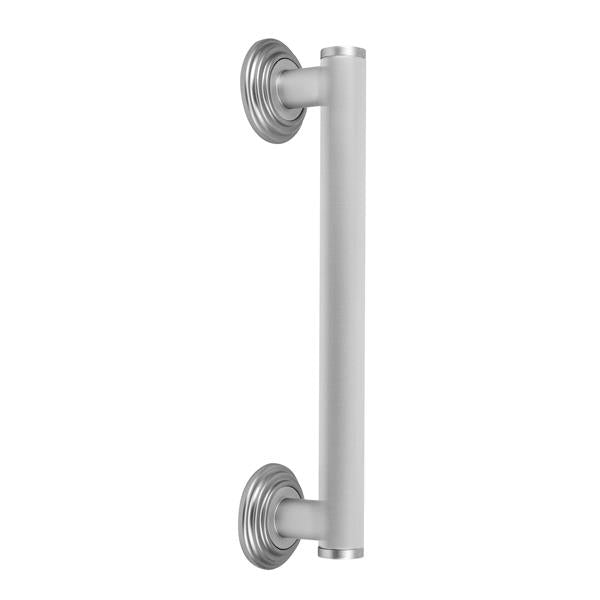 Jaclo - 32 Inch Grand Grab Bar with Traditional Round Flange
