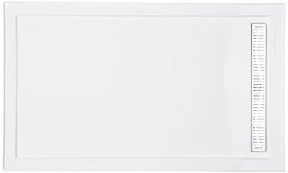 Americh - 60 x 32 Inch - End Drain Right Designer Shower Base W/Channel Drain