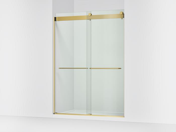 Kohler - Stoneridge 54-60 Inch W x 80-1/4 Inch H bypass shower door with 3/8 Inch-thick Crystal Clear glass