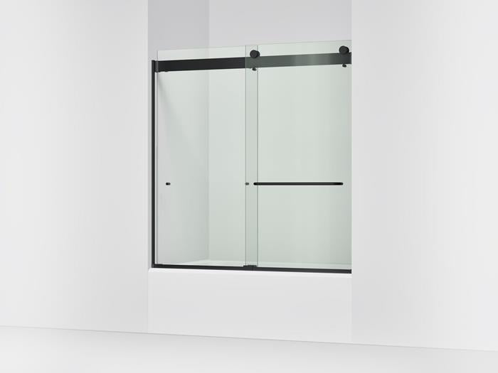 Kohler - Stoneridge  54-60 Inch W x 61-7/16 Inch H bypass bath door with 3/8 Inch-thick Crystal Clear glass