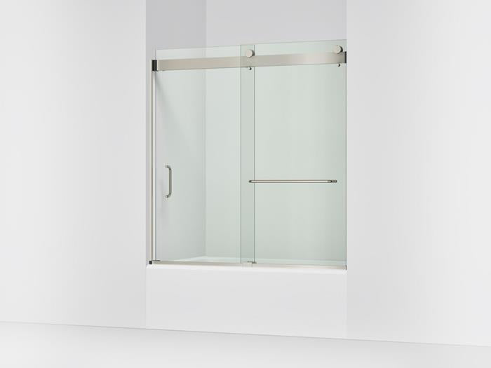 Kohler - Stoneridge  54-60 Inch W x 61-7/16 Inch H bypass bath door with 3/8 Inch-thick Crystal Clear glass