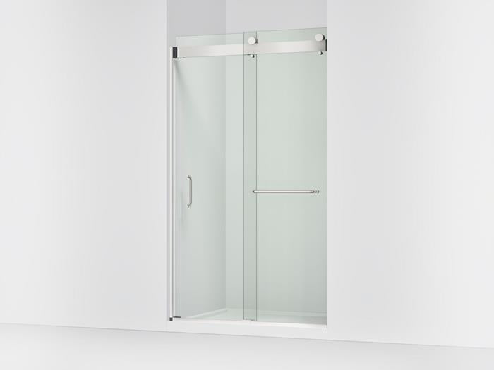 Kohler - Stoneridge 44-48 Inch W x 80-1/4 Inch H bypass shower door with 3/8 Inch-thick Crystal Clear glass