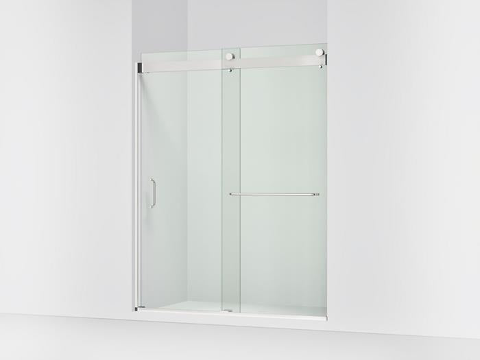 Kohler - Stoneridge 60-66 Inch W x 80-1/4 Inch H bypass shower door with 3/8 Inch-thick Crystal Clear glass