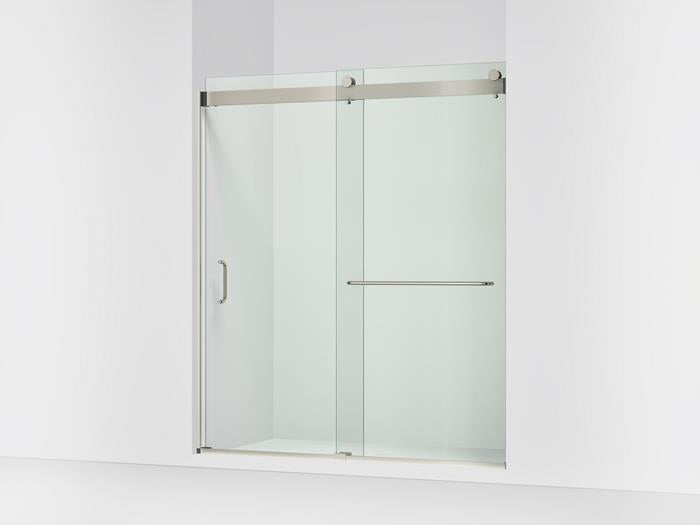 Kohler - Stoneridge 66-72 W x 80-1/4 Inch H bypass shower door with 3/8 Inch -thick Crystal Clear glass