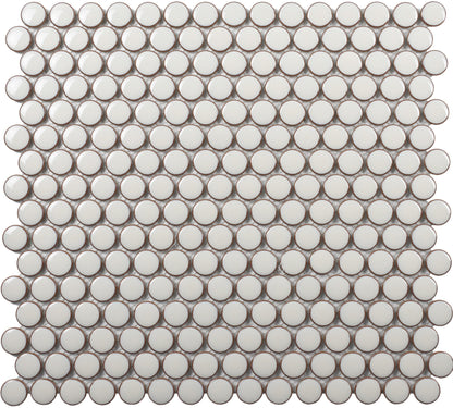 Roca Tile - 12 x 12 Inch Penny Round MosaicMax