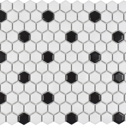Roca Tile - 12 x 12 Hexagon ArtisMosaic 1x1