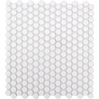 Roca Tile - Penny Round 12 x 12 Inch ArtisMosaic