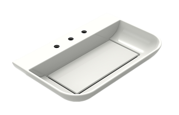 Graff - Desideri Charis Countertop Bathroom Sink with Three Faucet Holes