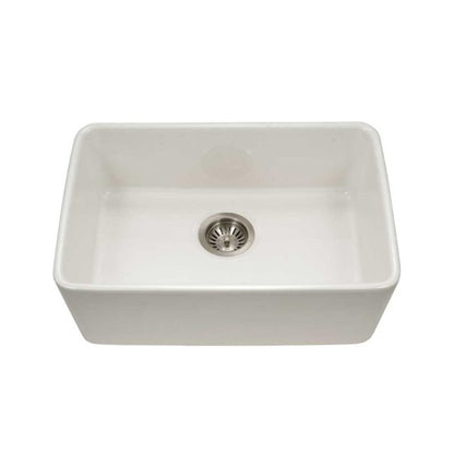 Hamat - Chelsea 24 Inch Undermount Fireclay Single Bowl Kitchen Sink