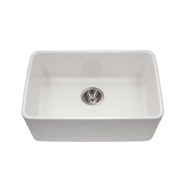 Hamat - Chelsea 24 Inch Undermount Fireclay Single Bowl Kitchen Sink