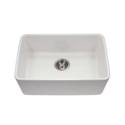 Hamat - Chelsea 24 Inch Undermount Fireclay Single Bowl Kitchen Sink