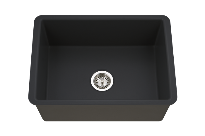 Hamat - Chelsea 26 Inch Undermount Fireclay Single Bowl Kitchen Sink