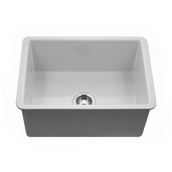 Hamat - Chelsea 26 Inch Undermount Fireclay Single Bowl Kitchen Sink