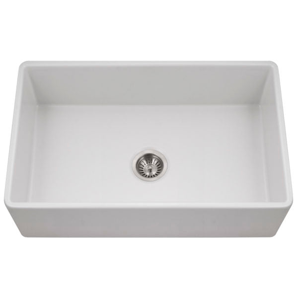 Hamat -  Apron-Front Fireclay Single Bowl Kitchen Sink