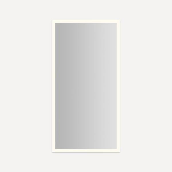 Robern - Statuesque Mirror with Perimeter Light Pattern - 3000K Dimmable