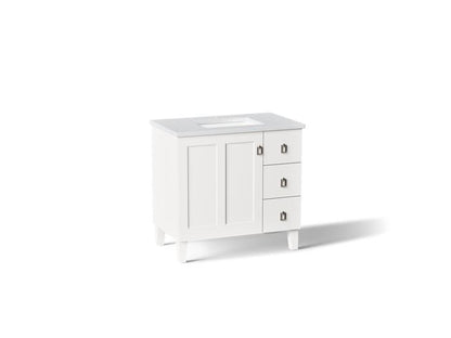 Kohler - Poplin Vanity, 36 Combo