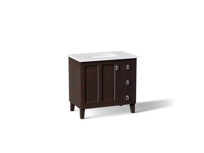 Kohler - Poplin Vanity, 36 Combo