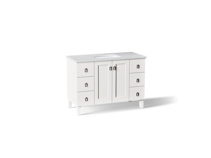 Kohler - Poplin Vanity, 48 Combo