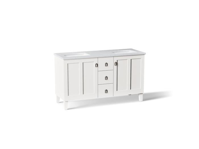 Kohler - Poplin Vanity, 60 Combo