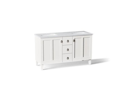 Kohler - Poplin Vanity, 60 Combo
