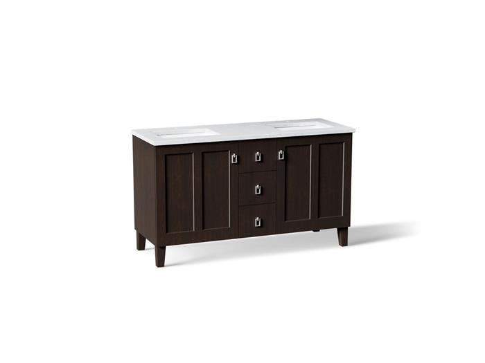Kohler - Poplin Vanity, 60 Combo